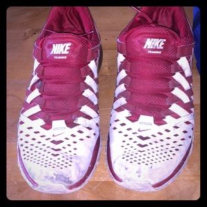 Men’s Nike training red shoes size 10.5